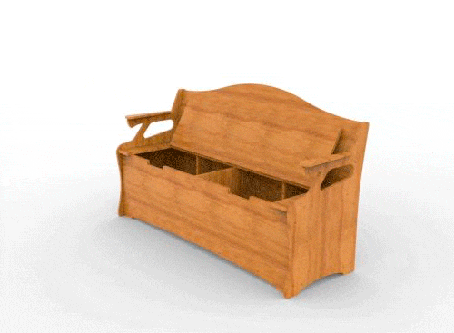 Лавочка открытая